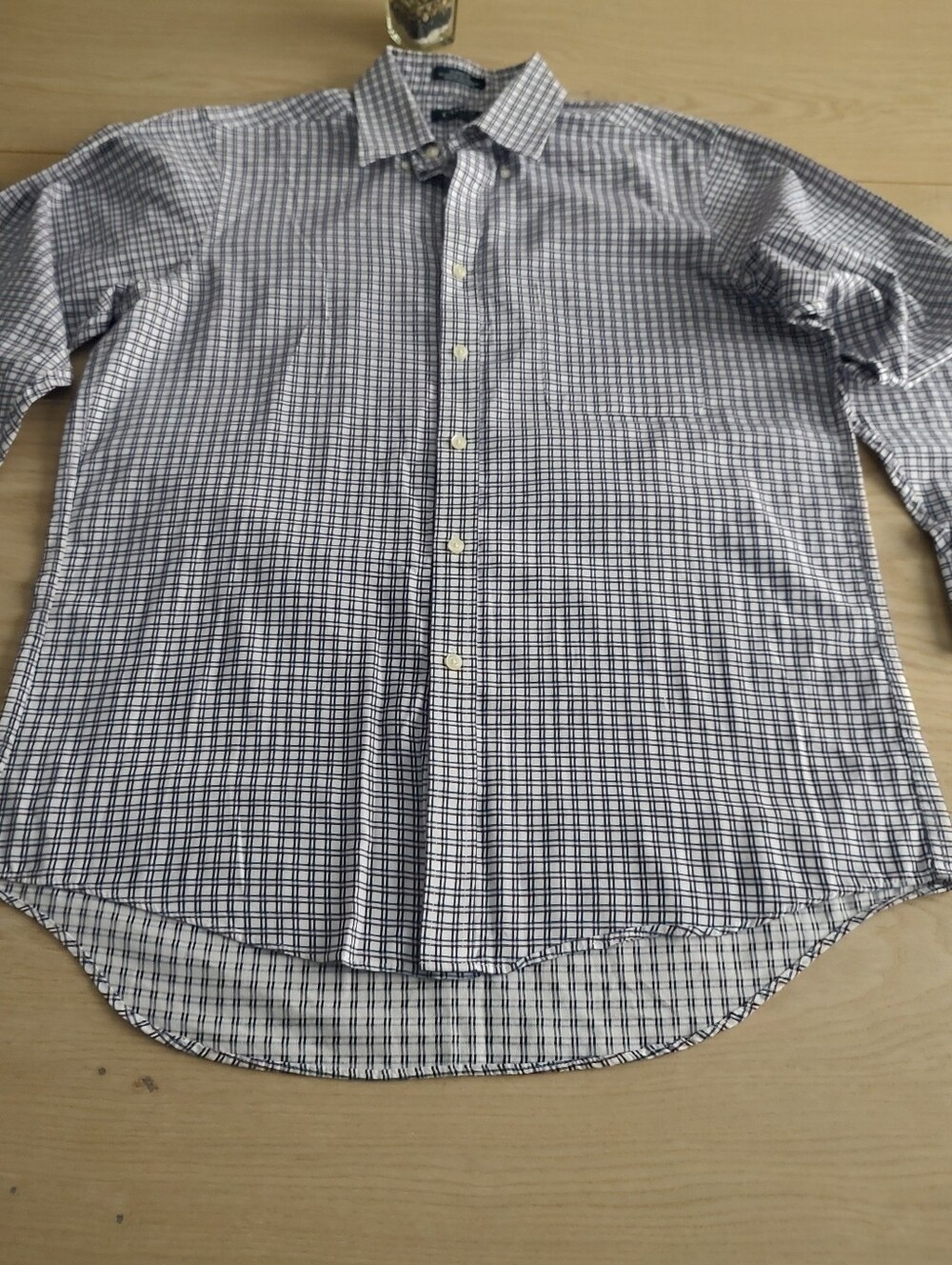 Men's Button Up Shirt Long Chaps Tall Fit 16 34/35 multicolor pre owned